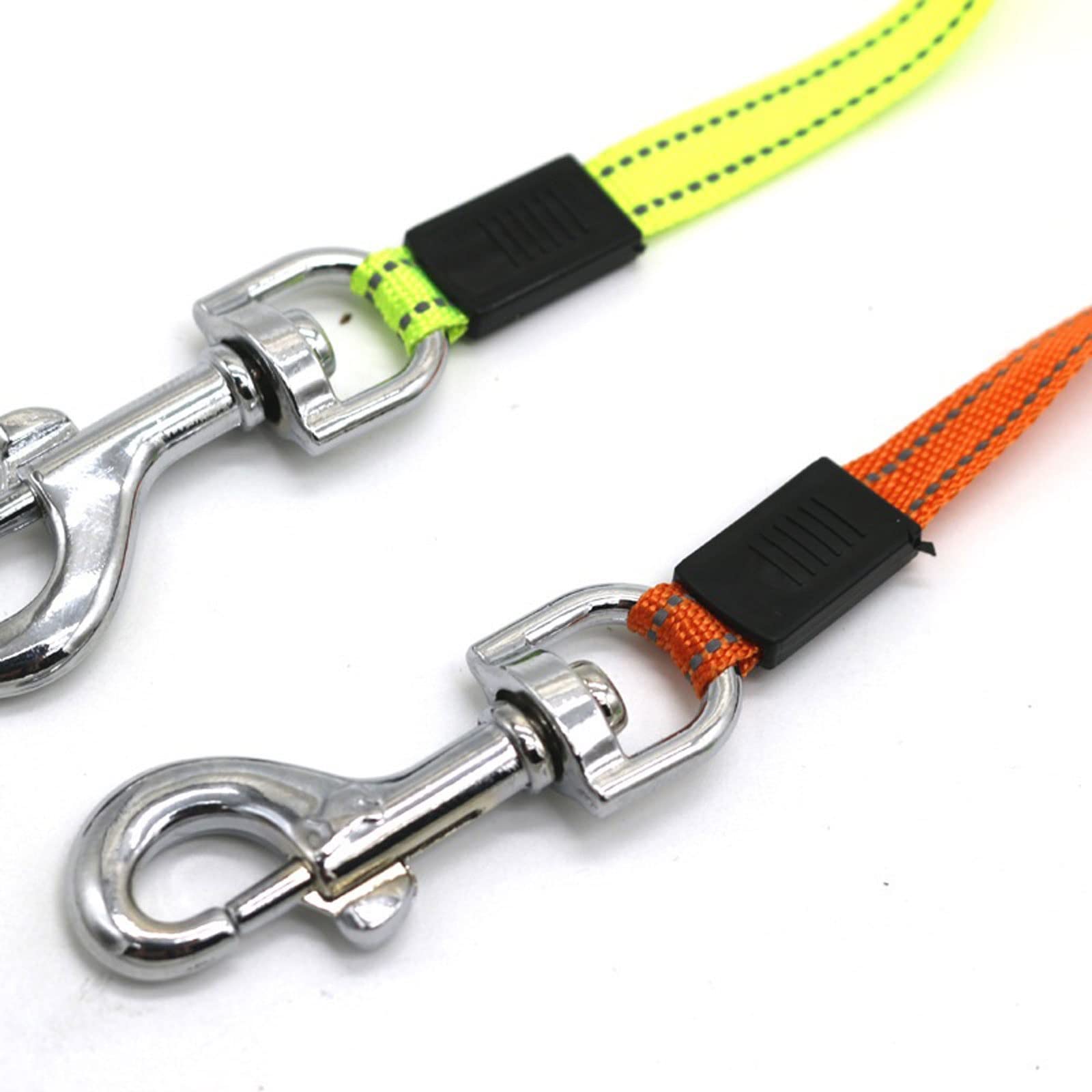 DieffematicGS Correa Perro Cuerdas de tracción dobles para perros y mascotas, correa retráctil automática para gatos y perros, correa ajustable para perros dobles, correa Flexible automática para perr