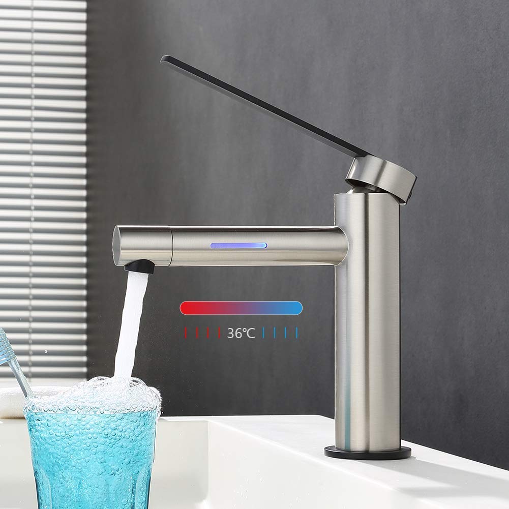 Grifema G11002A Dotknij umywalki LED, szary, 3/9 cala