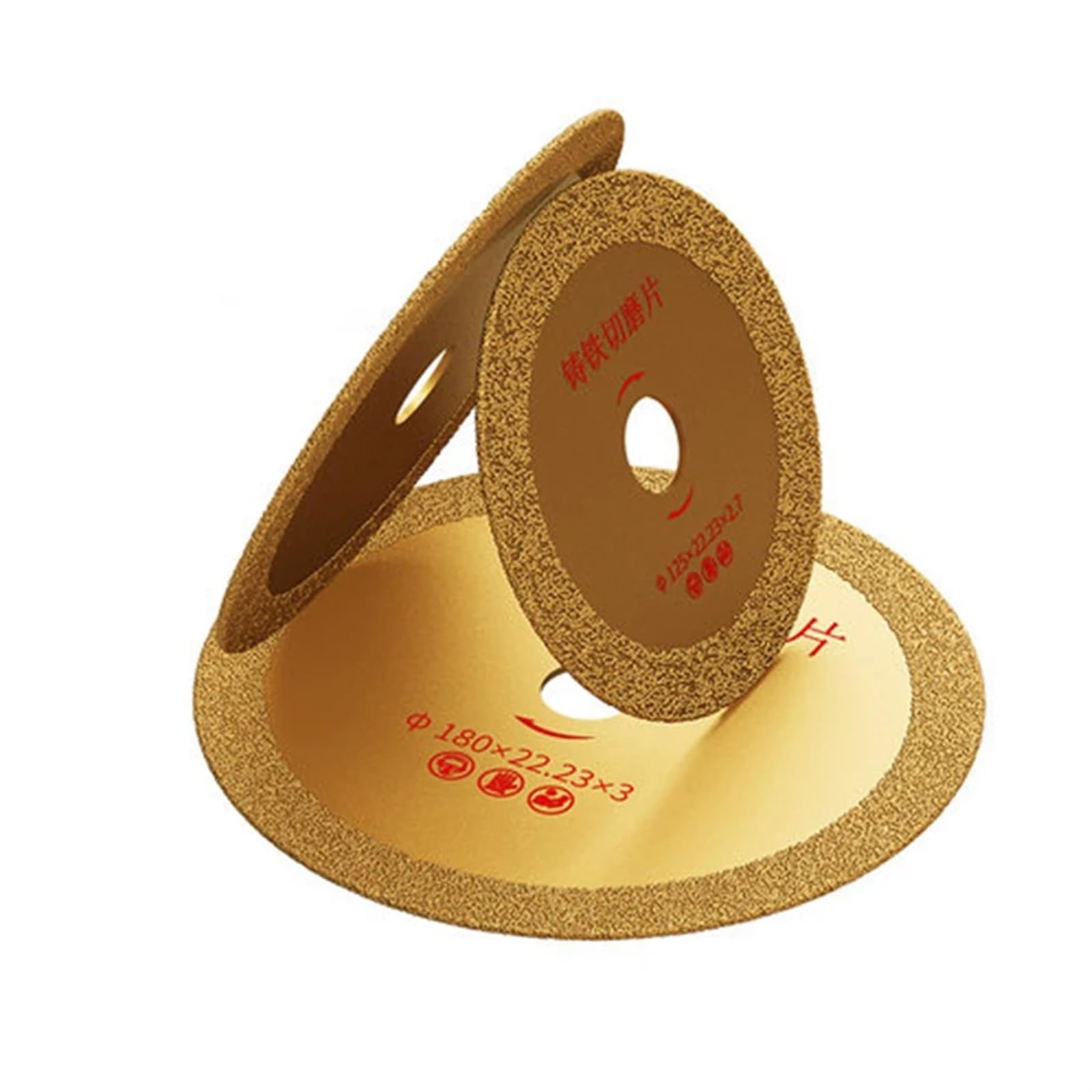 Ostrza tnące z lutowanego żeliwa diamentowego, szlifierka kątowa, ostrze tnące do kamienia, tarcza do metalu, marmurowe ostrza szlifierskie (Flat 100x16(1 szt.)