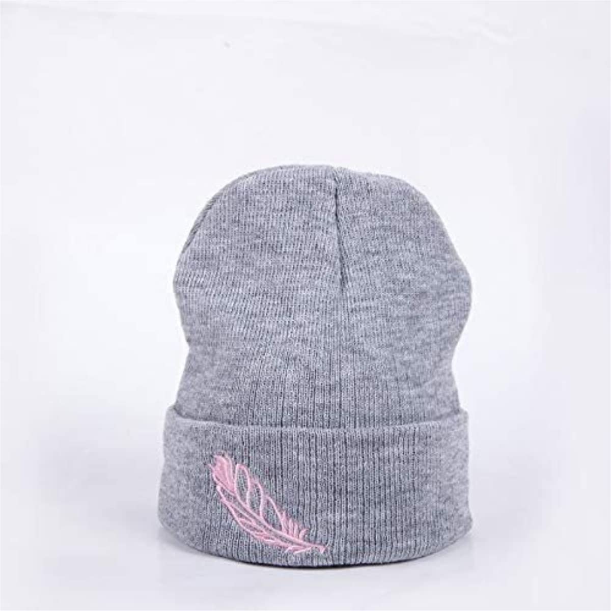 Gorro de Lana de Invierno para Mujer, Tejido Suave y cálido, con puños de Calavera, Hecho a Mano (Talla única)