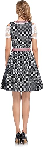 Miniatura 6 de Disfraces de Oktoberfest para mujer, vestidos de tirolesa, 3 piezas, vestidos de Oktoberfest alemán, disfraz bávaro, trajes de cerveza, carnaval