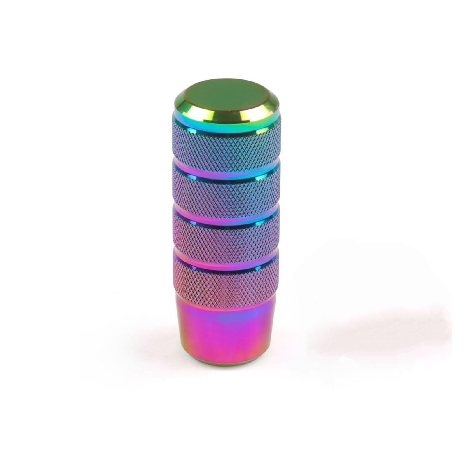 Ningruibhd Neo Chrome Stick Ball Head Change Lever 95Mm Universal Non-Slip Gear Shift Knob Manual Transmission Aluminum Knurled Shifter Lever Knob