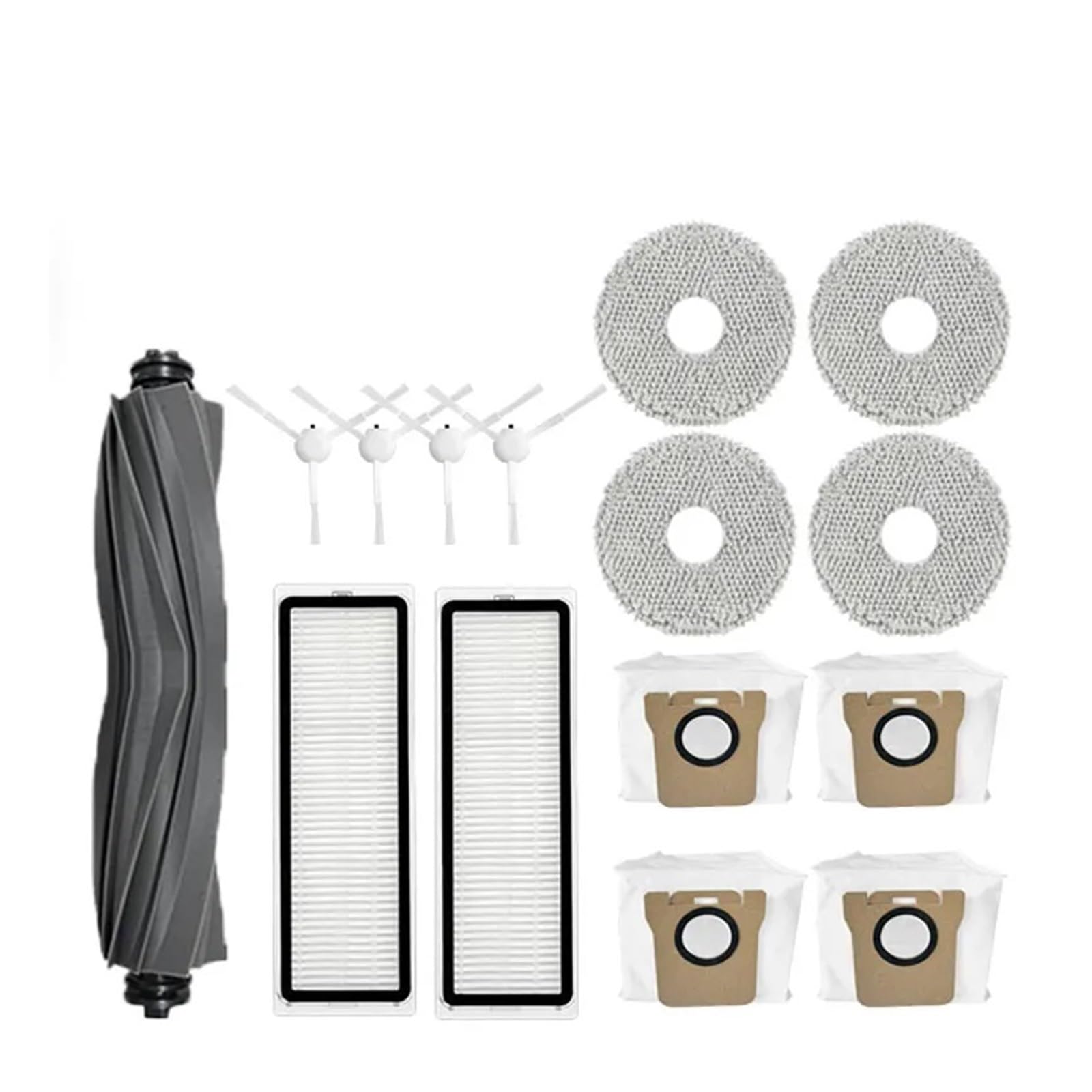 Compatibile con Dreame, L10s Ultra / L10S Pro Robot Aspirapolvere Accessori Sacchetti Aspirapolvere Filtro Mop per Aspirapolvere (2PCS-B)