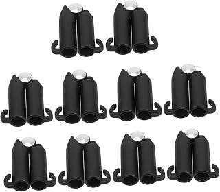 10pcs Adjustable Plastic Trellis Clip Stakes for Supporting Climbing Plants Versatile B-Type Connectors for Tomatoes Cucumbers and Garden Fences Compatible with Tubes
