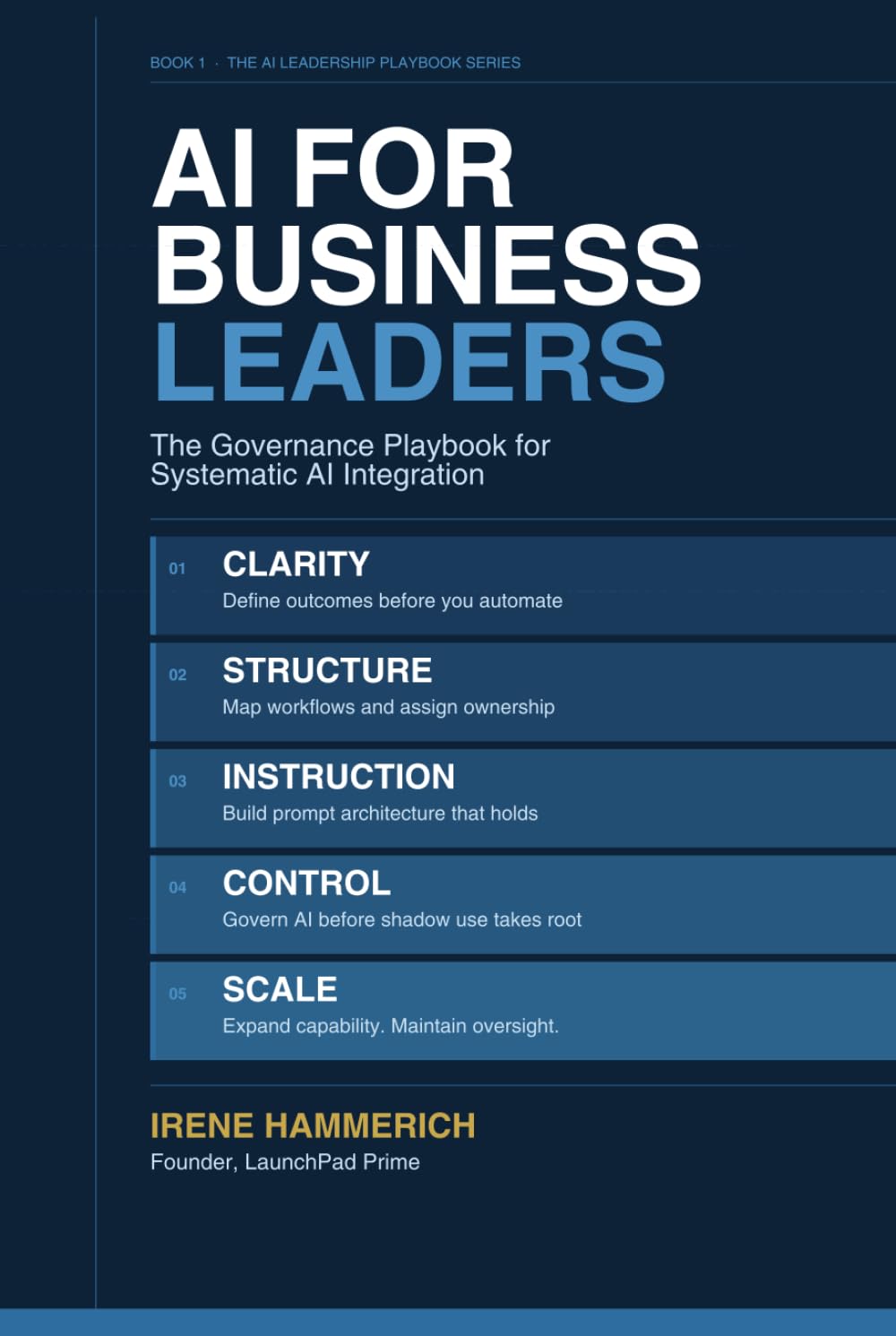 AI FOR BUSINESS LEADERS The AI Leader Stack™: A Practical Framework for Building Scalable AI Capability (The AI Leadership Playbook Series)