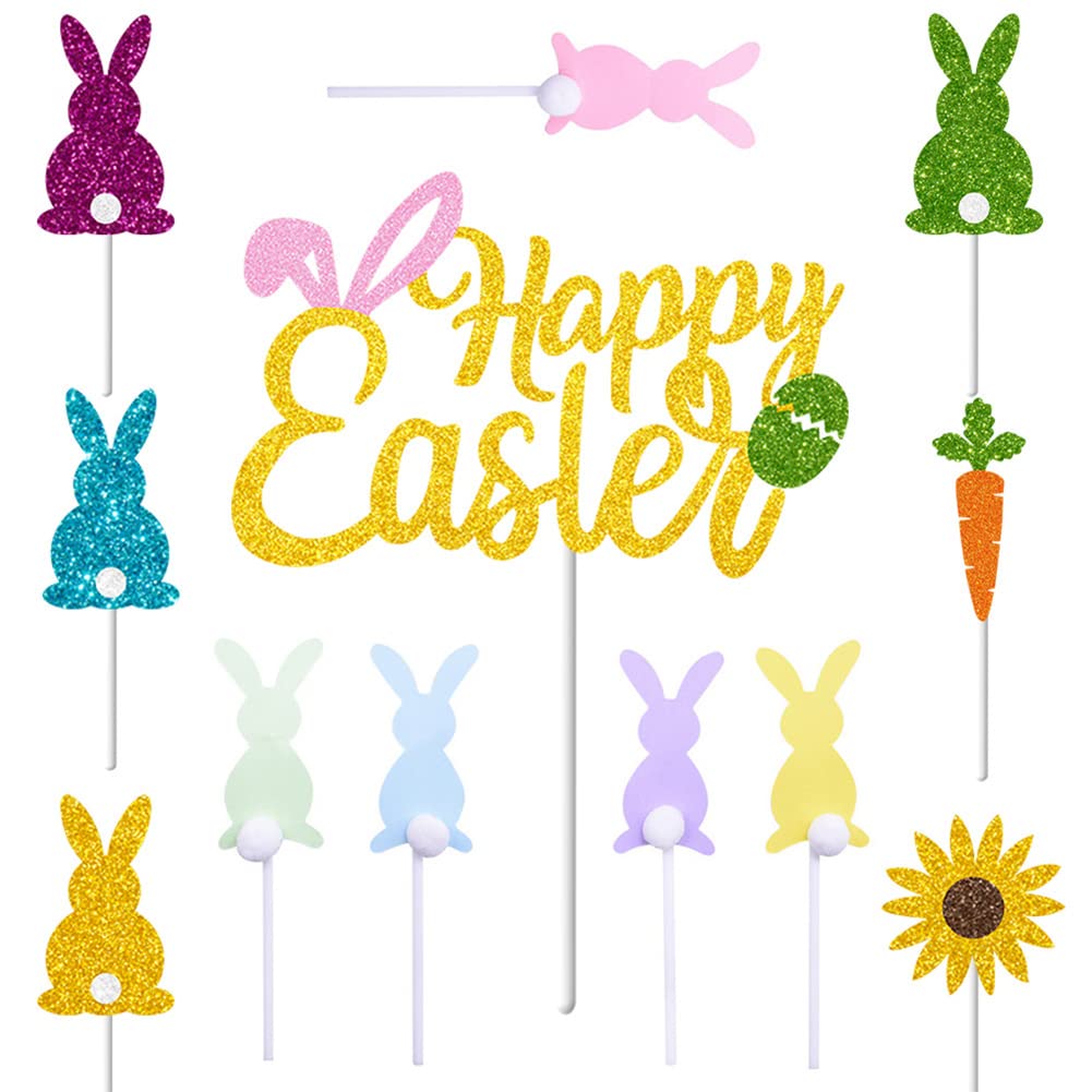 Buy Easter Cupcake Toppers Including Bunny Happy Easter Carrot