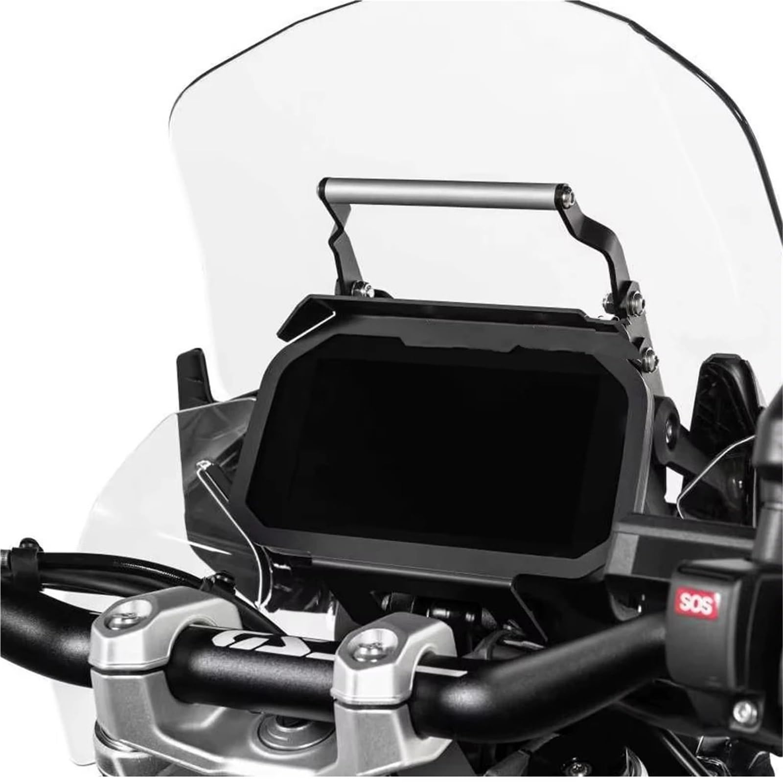 Moto GPS Staffa Navigazione Per BMW Per R1300GS R 1300GS Per ADV 2023 2024 Moto GPS Mobile SmartPhone Navigazione Staffa Di Montaggio Supporto Per Navigatore GPS Per Moto(12mm)