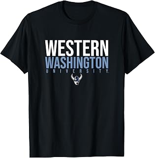 Western Washington University Vikings Stacked T-Shirt
