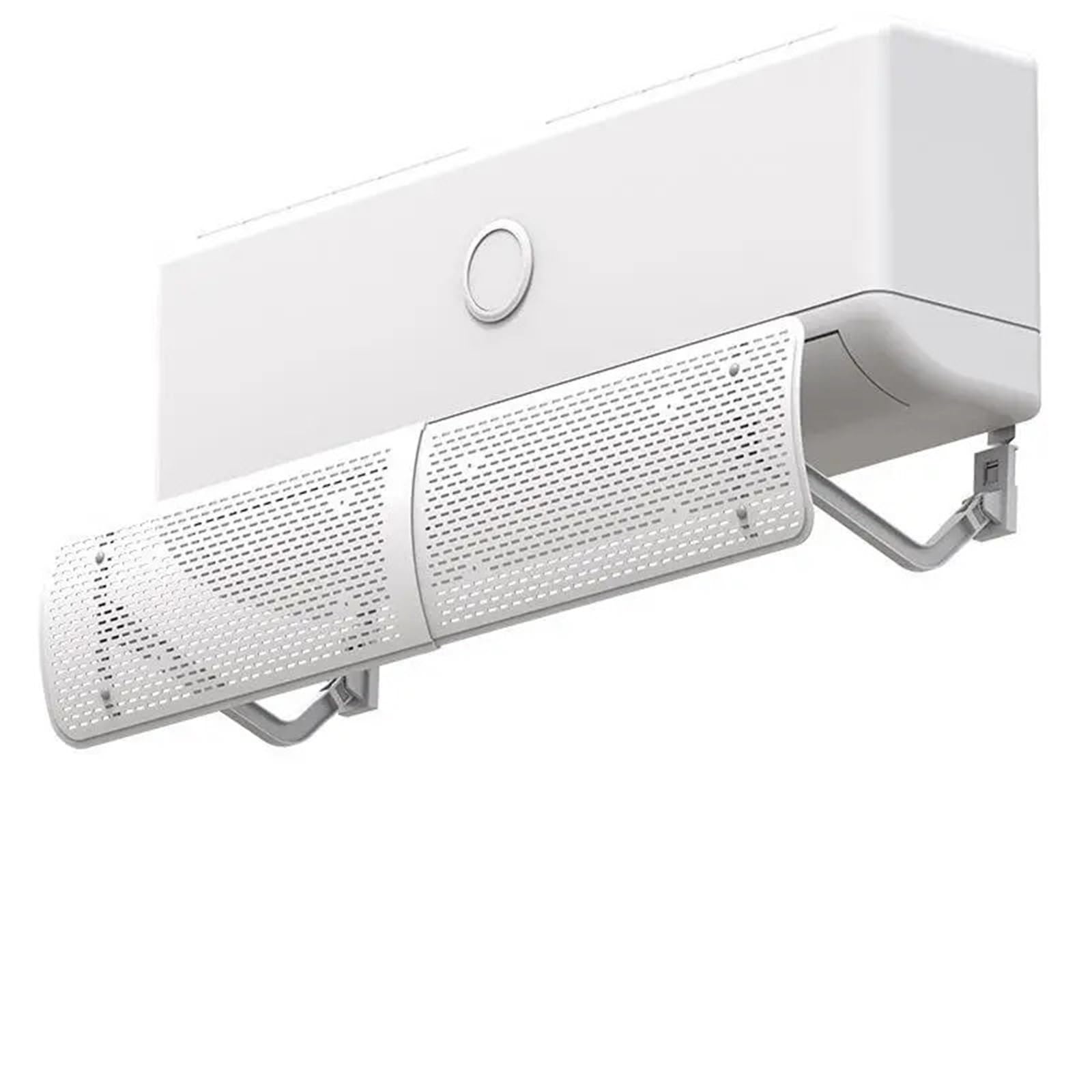 YGMNQAL Air Conditioner Deflector Fan Air Conditioner Wind Shield Anti-Direct Blowing Air Outlet Wind Board Household Wind Deflector Filter Cold Air Baffle(WHITE)