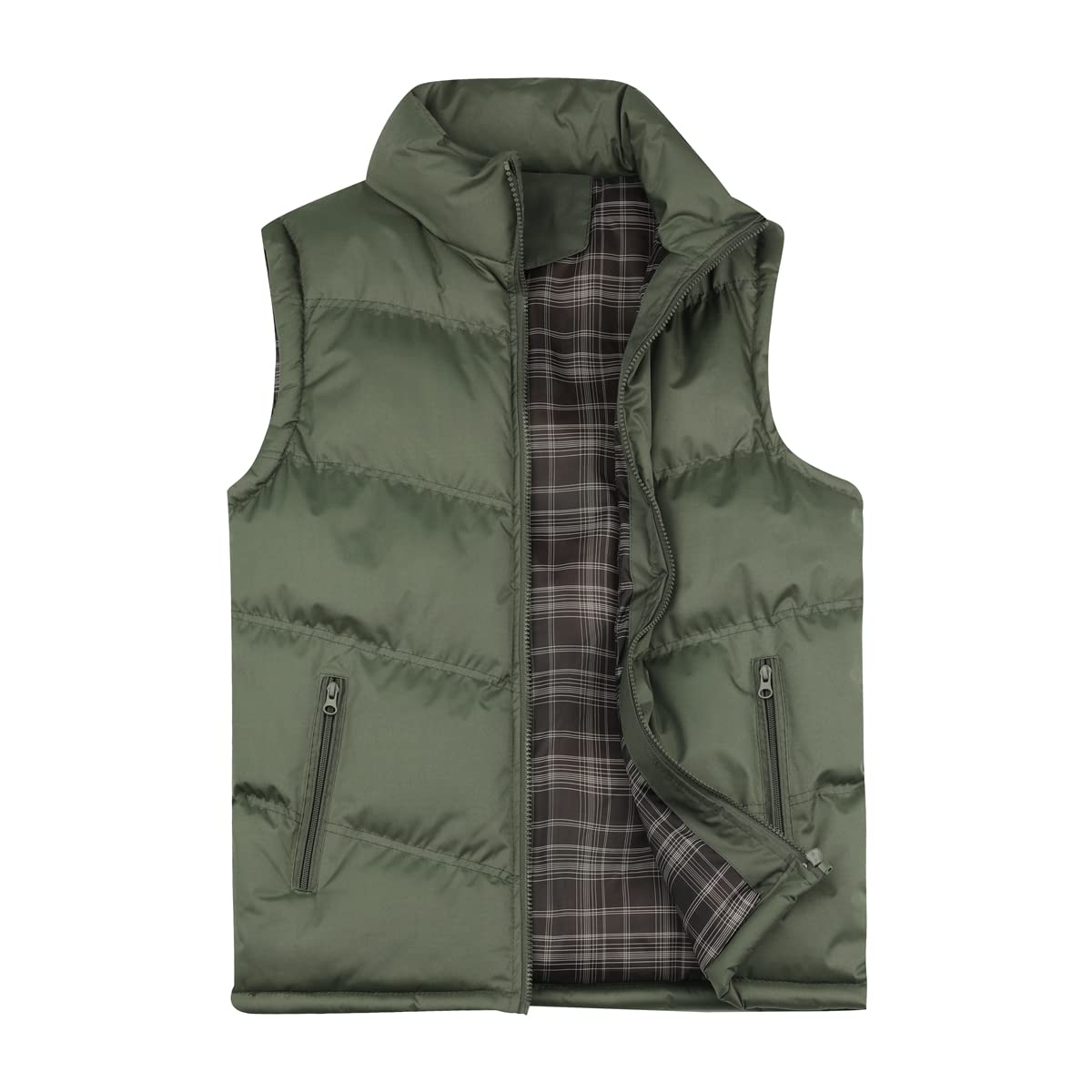 YOUTHUP Gilet da Uomo Piumino Senza Maniche Casual Lavabile Inverno Caldo Scalda Corpo