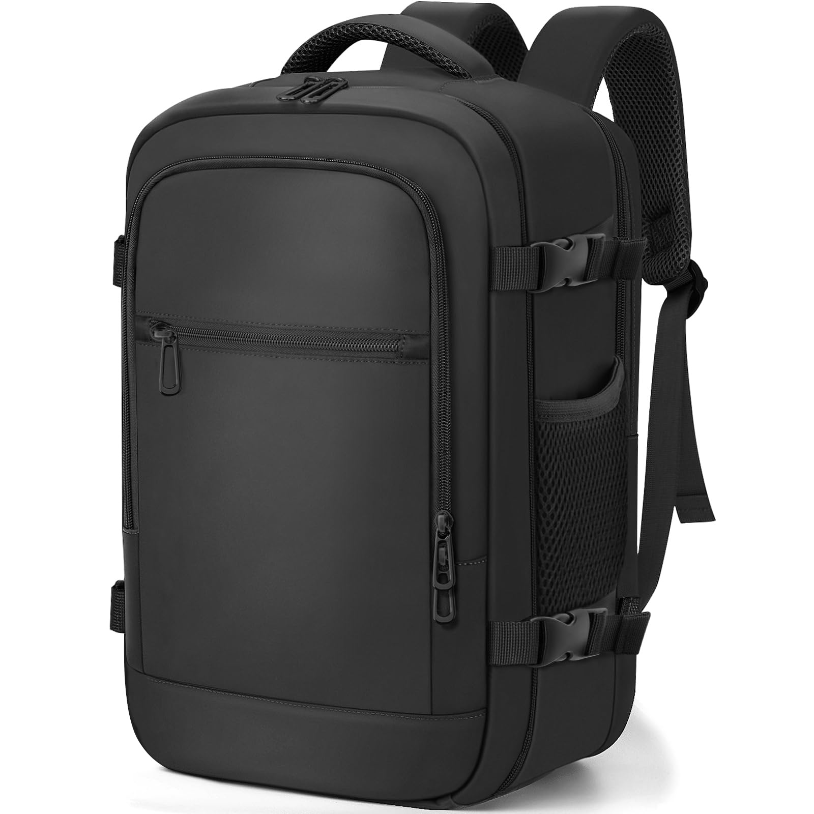 BAHIWOM Zaino per Ryanair 40x20x25, Bagaglio a Mano 20L Sotto il Sedile, Zaino Aereo Antifurto con Tasca PC 14 Pollici, Borsa da Cabina Uomo Donna per Lavoro Trekking - Nero