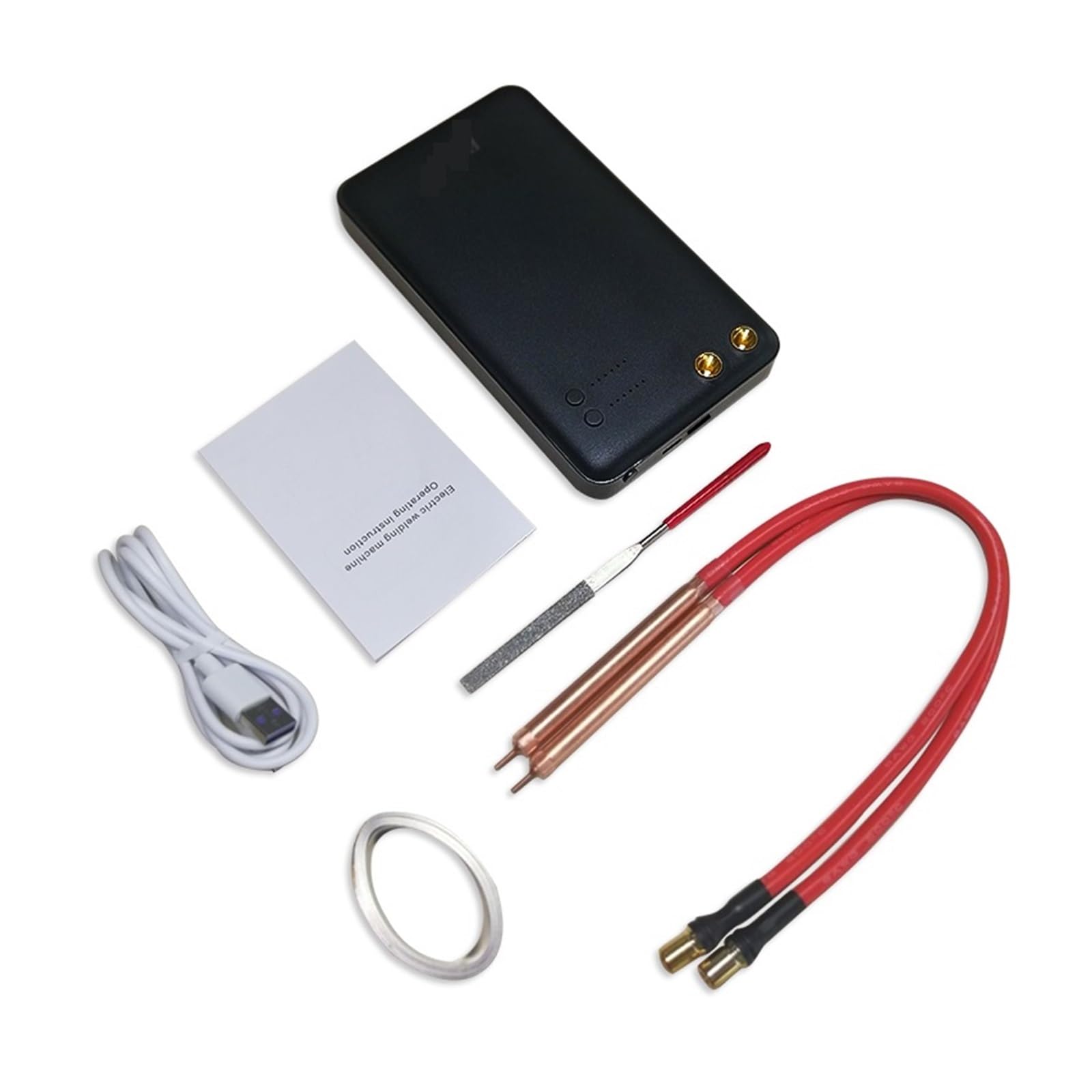 FAI DA TE Palmare 6 Ingranaggi Saldatura A Punti Portatile Regolabile Mini 0.15mm For Batteria Spot Saldatore Macchina Utensile Kit La Saldatura è Resistente(Dhj2)