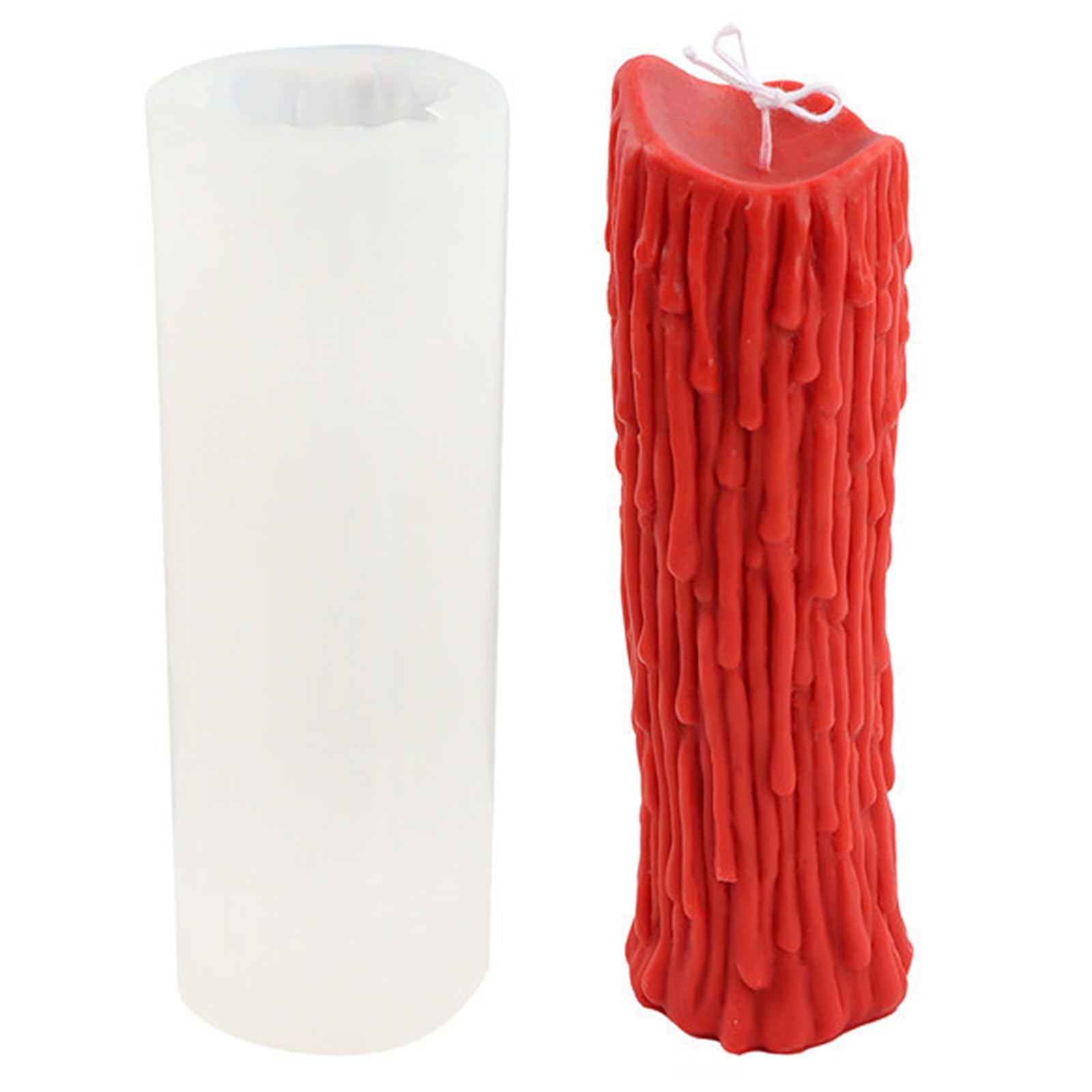 HUANGING Pillar Mold Food-grade Silicone Mold Easy to De for Crafting Soap Plaster Ornaments Cake Baking Resin Casting Molds Sets