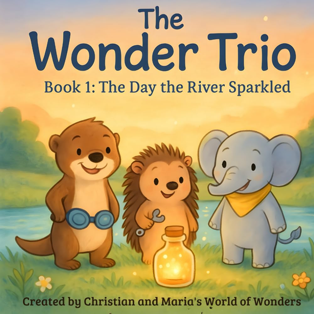 The Wonder Trio: The Day the River Sparkled: A heartwarming story about friendship, teamwork, and the magic of discovery. (Christian and Maria's world of wonders collection)