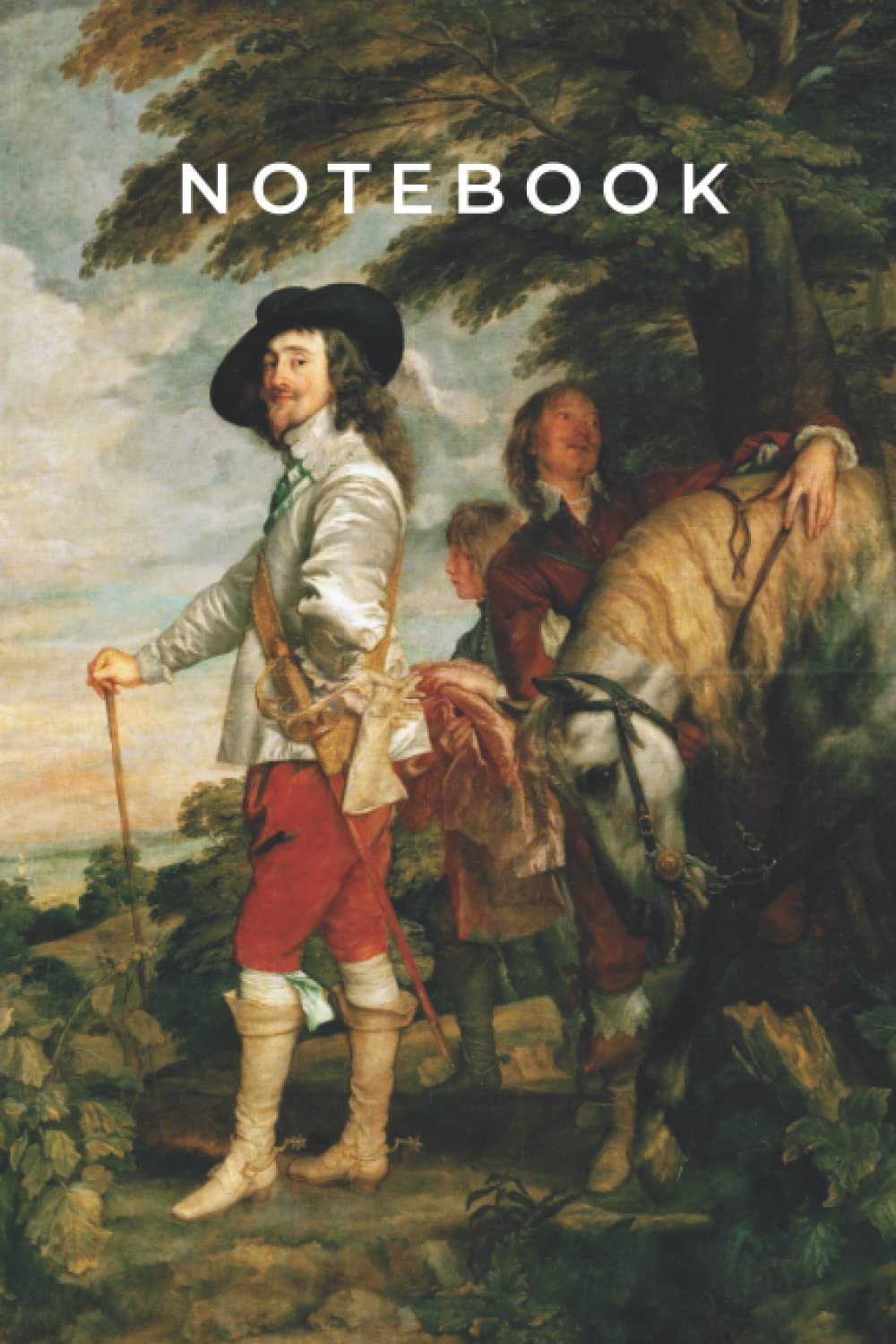 Journal Charles I at the Hunt Anthony van Dyck un cadeau culturel original pour écrivain