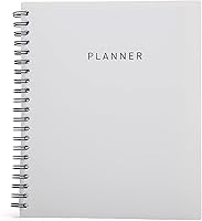 Vista 1 de Mintra Office Planificador semanal/mensual sin fecha (carta, blanco)