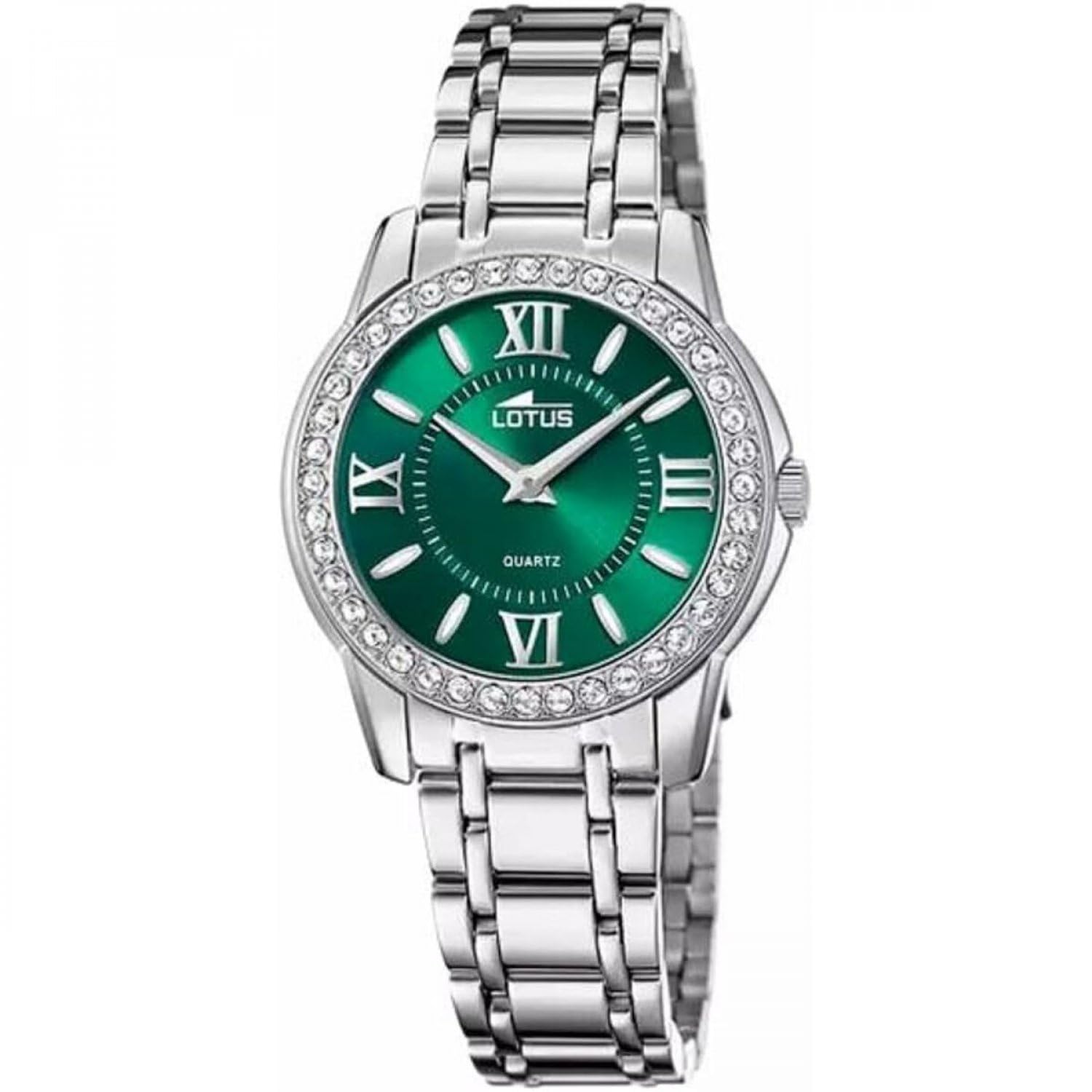 LOTUS Orologio Donna Analogico in Acciaio Inossidabile 316l Argentato | Movimento al Quarzo, Vetro Minerale ad Alta Resistenza, Impermeabile 5 ATM, Special Prices 18887/5