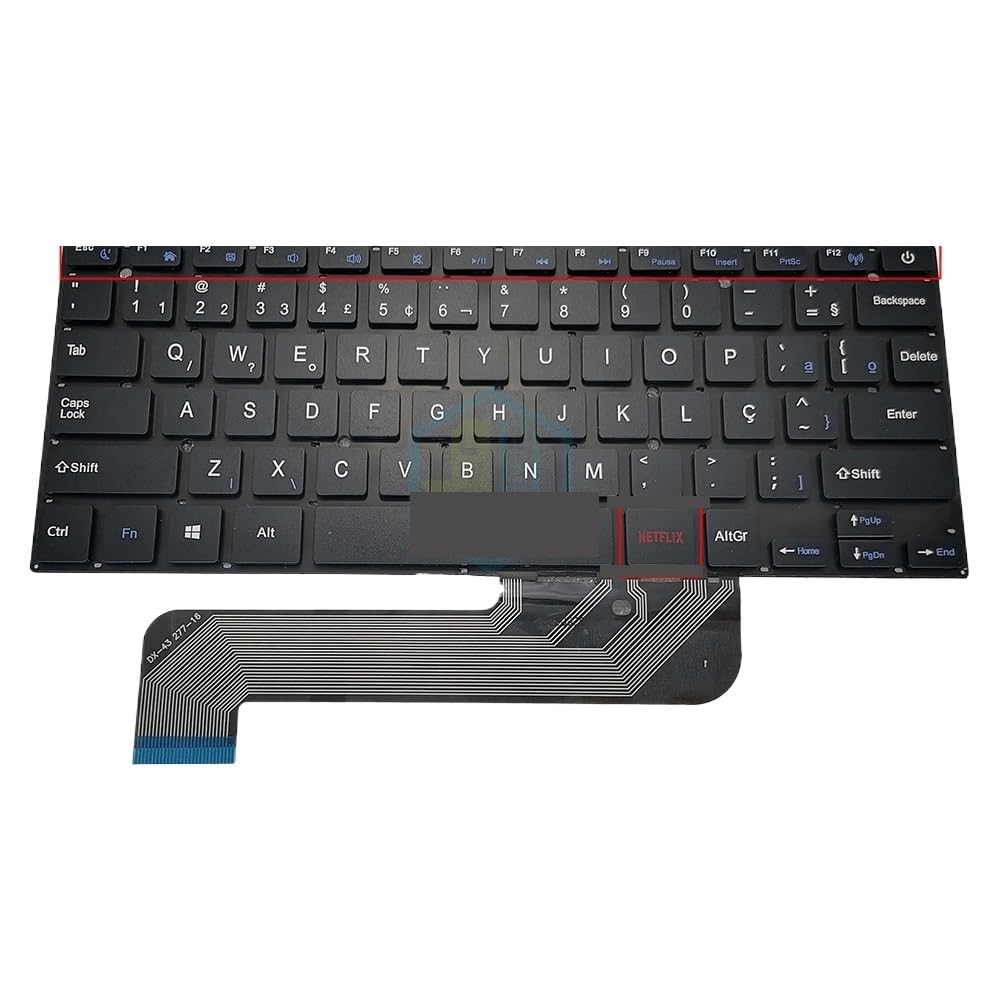 Clavier brésilien d'ordinateur portable pour Jumper EZBook S5 664 JNB10 PCBOX