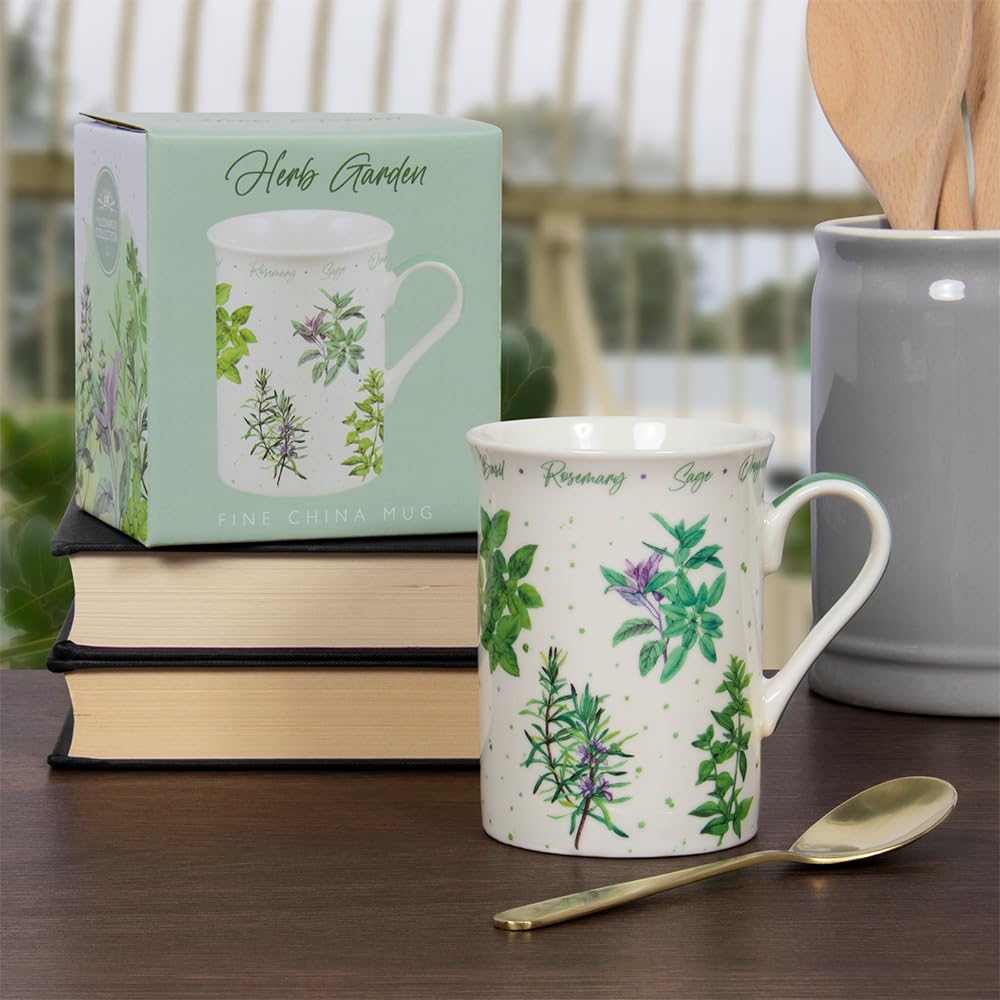 The Leonardo Collection LP95056 Herb Garden Mug, Fine China