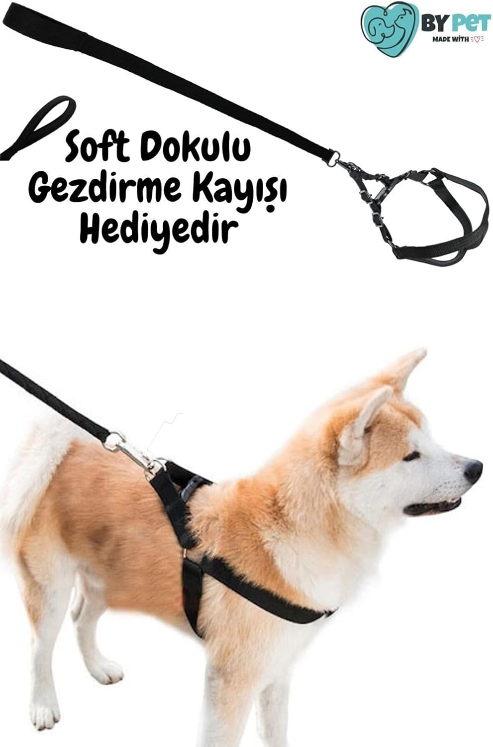bypet Soft Tabanlı Güvenli Ve Konforlu Köpek Göğüs Tasması Seti