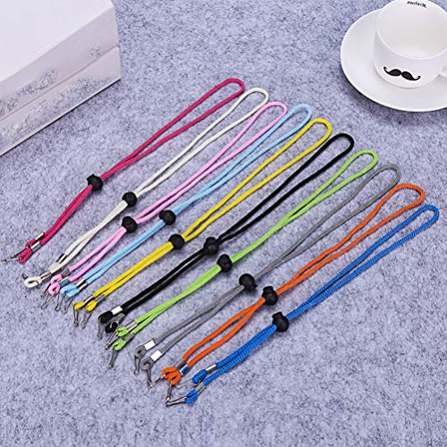 BESPORTBLE 10PCS Chapéu Retentores Clips Alça Ajustável Alça Anti- Perdido Com Cabo Bloqueios para C