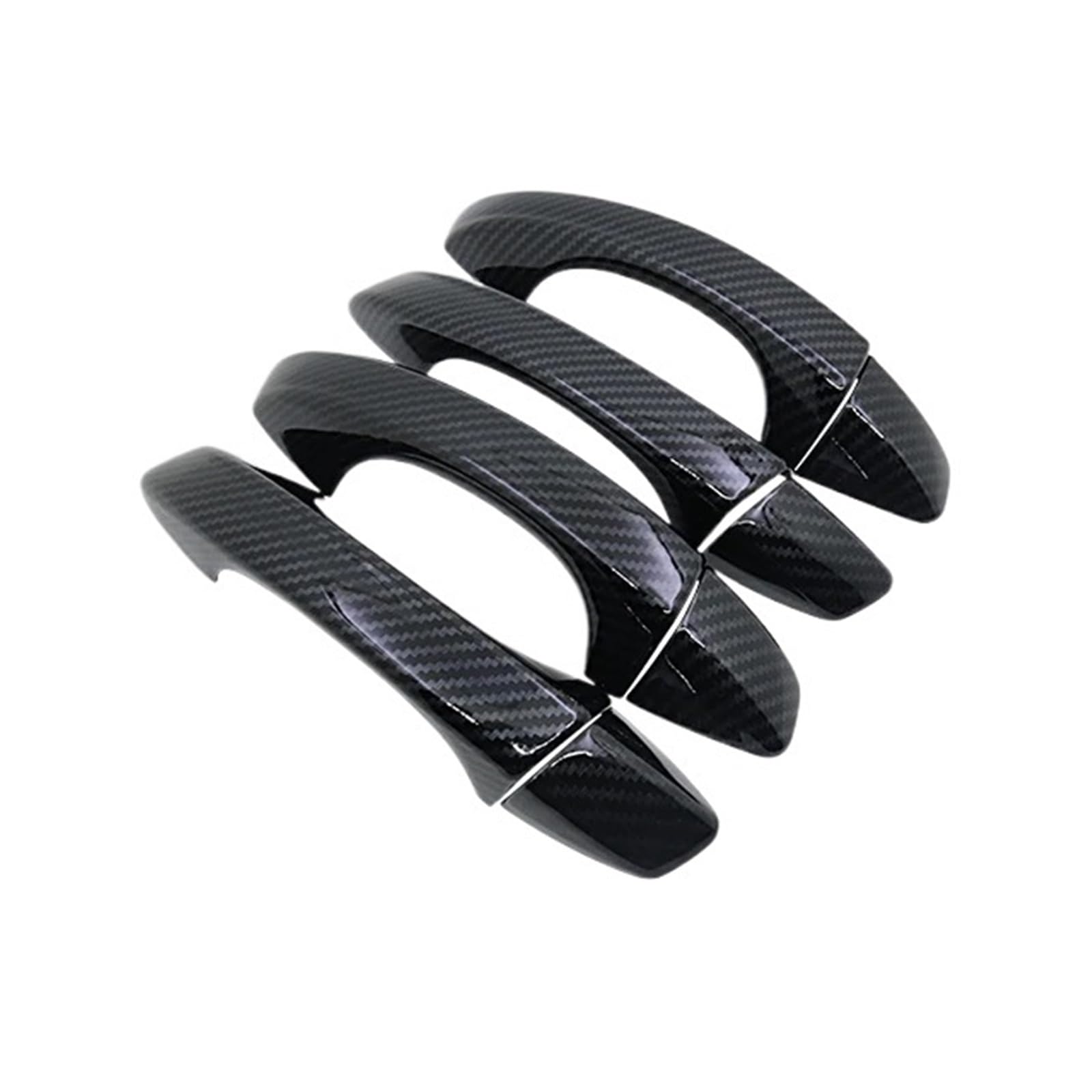 Trxjjvm 4Handle No Keyhole A For Seat For Leon 5F Mk3 2012-2019 Car Door Handle Covers Accessories Protective Decor Car Exterior Door Handle(4Handle No Keyhole A)