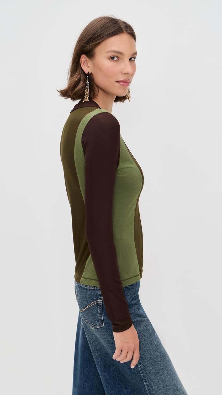 Ulla Johnson Women's Annete Jersey Long SleeveTop - Image 5