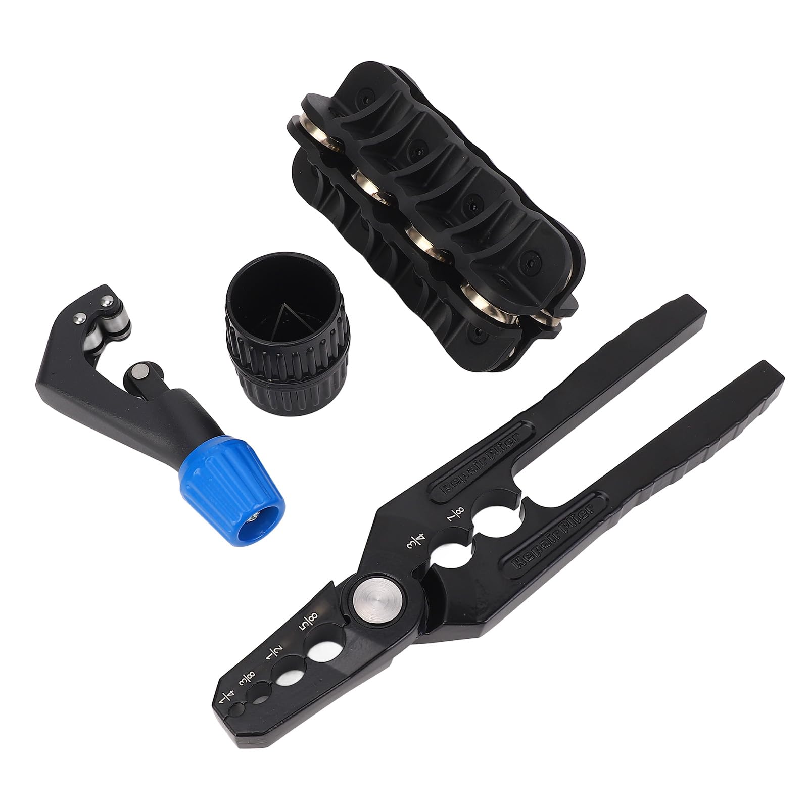 Metal Pipe Repair Kit Tube Straightening Tool Pipe Rounding Pliers Set for Maintenance