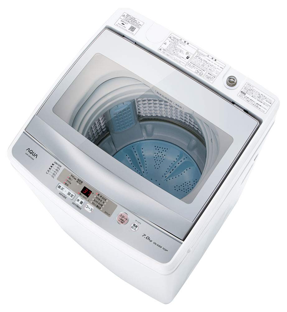 Amazon.co.jp: AQW-GS70H-W(ホワイト) 全自動洗濯機 上開き 洗濯7kg 