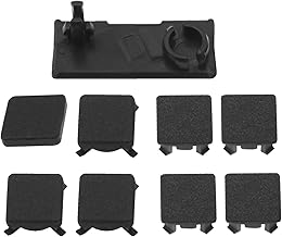 YINETTECH 2 Sets Schraubenlochfüße Kit Kompatibel mit Sony PS3 Slim 2000 3000 Schraubenabdeckungen Fußabdeckungen Gummiabdeckung Drehabdeckung Elektronisches Zubehör