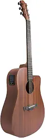 VIOLÃO GRAND AUDITORIUM CUTAWAY EQ AÇO T/SAPELE B/S SAPELE DALLAS GRAN RESERVA NTOP TAGIMA