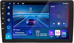 CENTRAL MULTIMÍDIA ANDROID 13, SLIM, TELA IPS 9" FULL TOUCH, 2/32GB, USB, SD, AUX, BLUETOOTH, ESPELHA ANDROID E IOS, CARPLAY E ANDROID AUTO COM OU SEM FIO