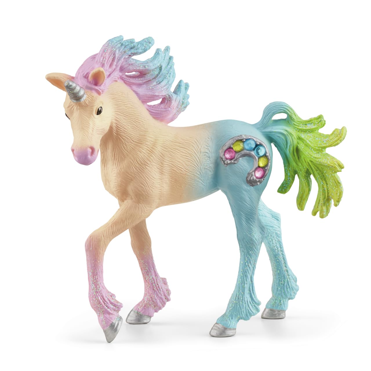 Schleich 70724 Bayala Marshmallow Unicorn Foal Toy Figure