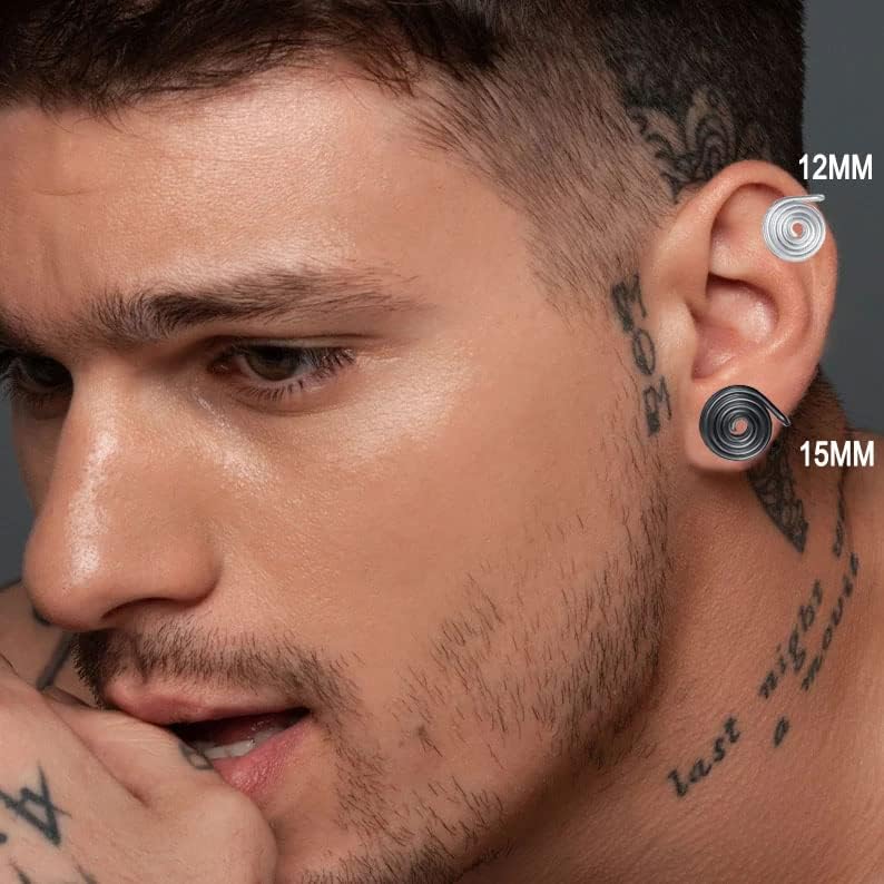 MARSALIA 12MM 15MM Pressure Earrings for Keloids, Keloid