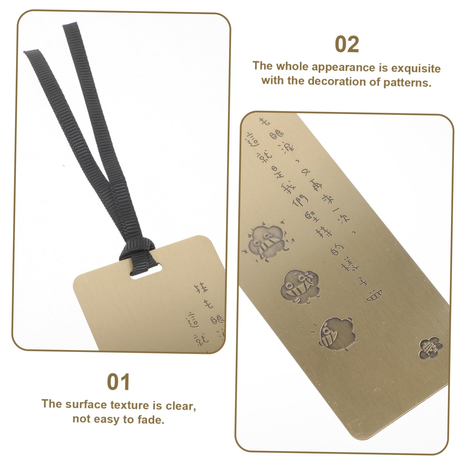 Amazon | LALAFINA 属製ブックマーク を挟むだけのシンプル