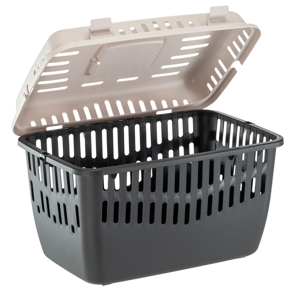 Ferplast Trasportino Gatto BINNY 2, Trasportino Cane, Cani Piccoli e Gatti max 8 Kg, Maniglia Pieghevole
