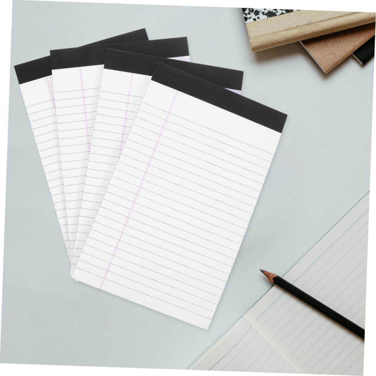 A5 Notizblock Abreißbar für Juristische Zwecke Liniert Tragbar Papier 8 Stück Schlichtes Design Notizblock A5 Abreißbar