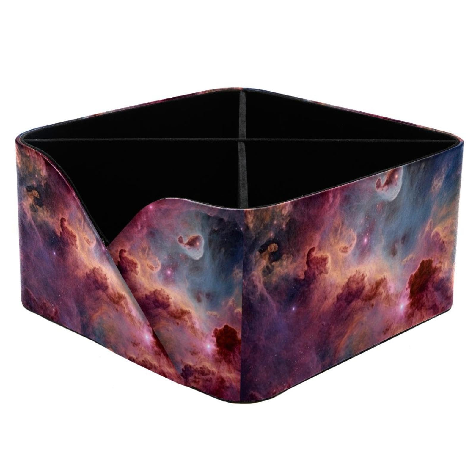 Rangement de bureau rectonculaire rose galaxie pour éliminer le désordre
