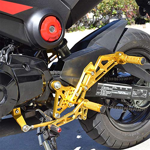 Rearsets Rear Sets Footpegs Cnc Adjustable For Grom Msx125 2013 2014 2015 2016 #TOP5