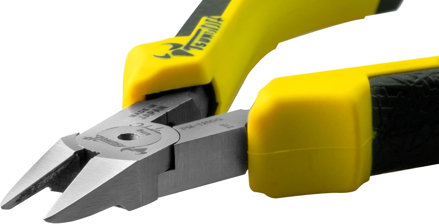 TSUNODA PM-120DG, Micro Cutting Pliers (Slender-type) 5-Inch TG grip