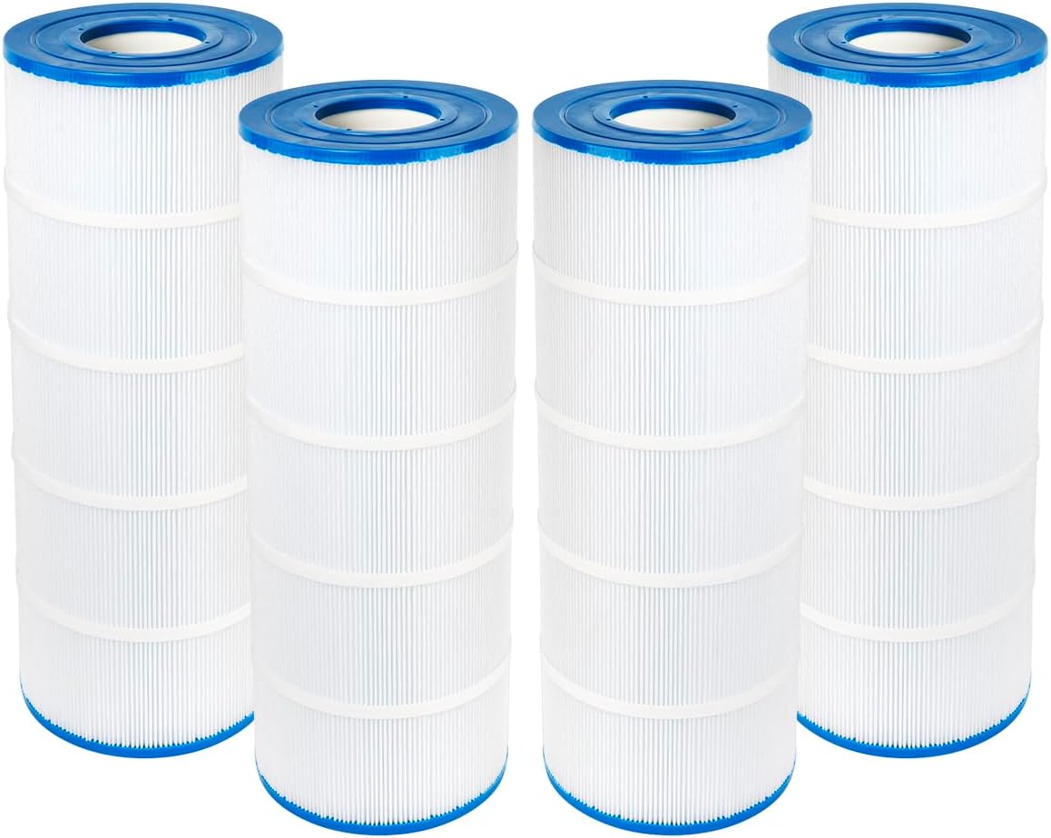 WuYan 4pcs PA120 Pool Filter Compatible with Hayward C1200, CX1200RE, PA120,for Unicel C-8412, for Filbur FC-1293,for Clearwater II 125,120 Sq. Ft Cartridge