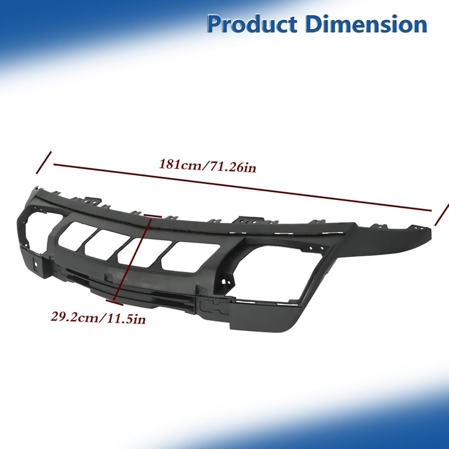 Amazon.com: Silscvtt Front Lower Bumper Cover Primed Plastic with