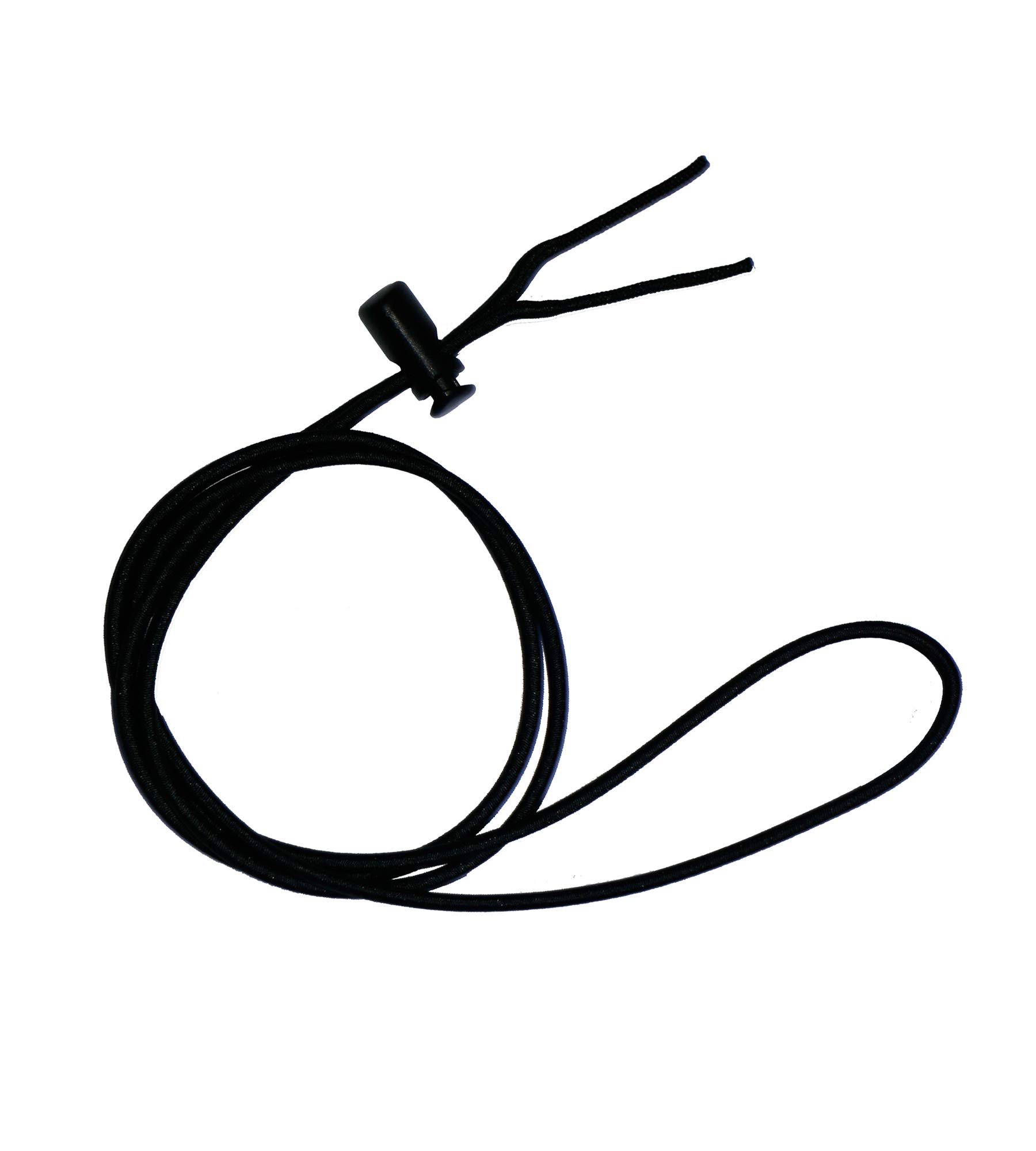 Swimming Goggles Bungee Strap Rope Buckle Tighter to Strengthen The Elastic Rope Buckle not Easy to Trip (Dark Black) — image 1