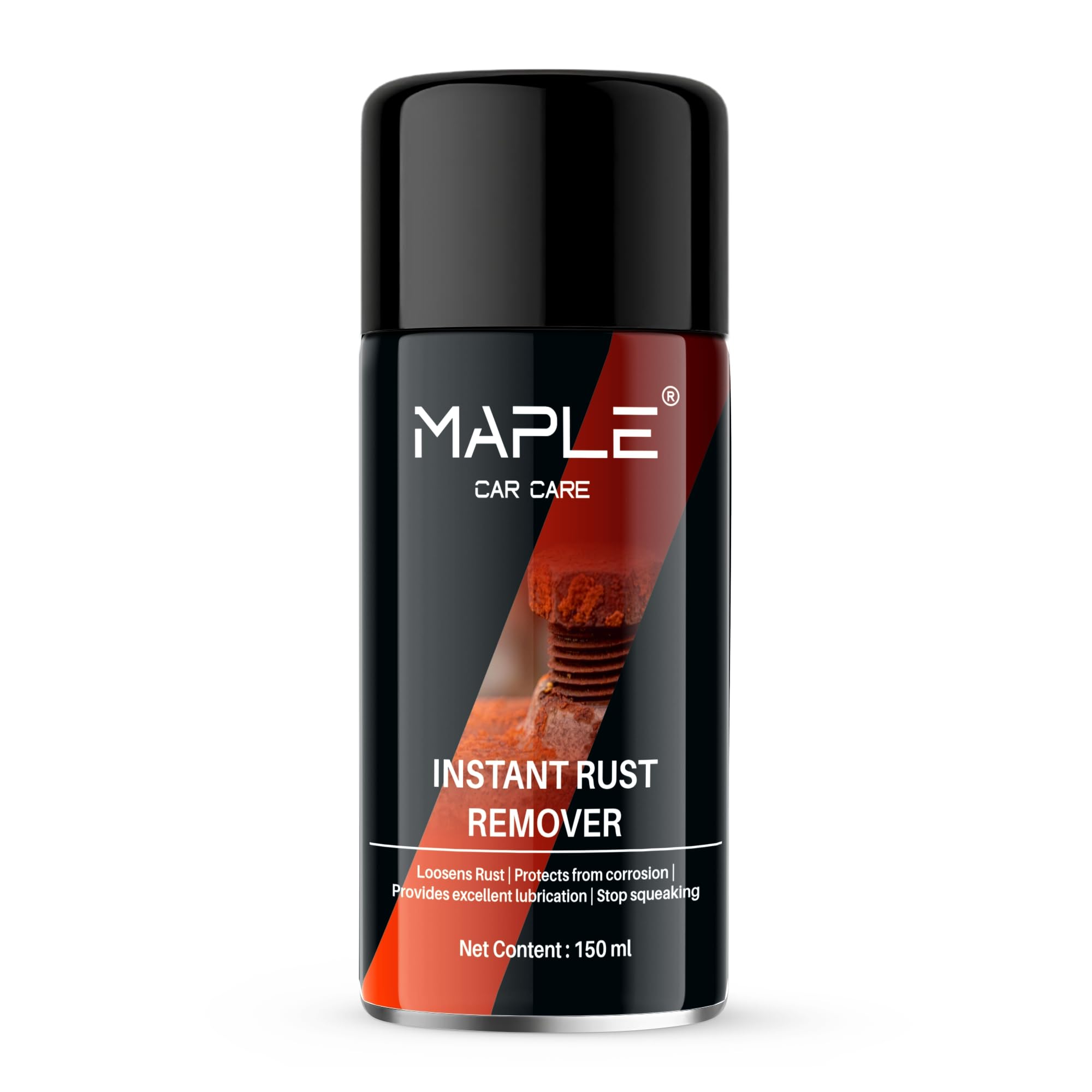 Maple Car Care 2X Powerful Rust Remover Spray- for Iron, Steel, Metal, Rust Cleaning & Protection for Car, Motorcycle, Motor Bike,(500ML)_pack of 5