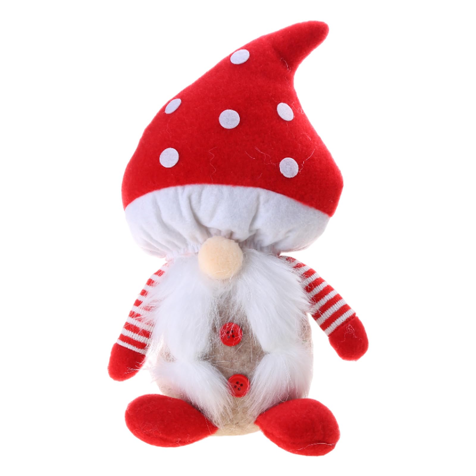 Buxuaaaa Gnomes Plush Mushroom Spring Decorations Dwarf Figurines for Home Farmhouse Tiered Tray Mushroom Gnomes Plush