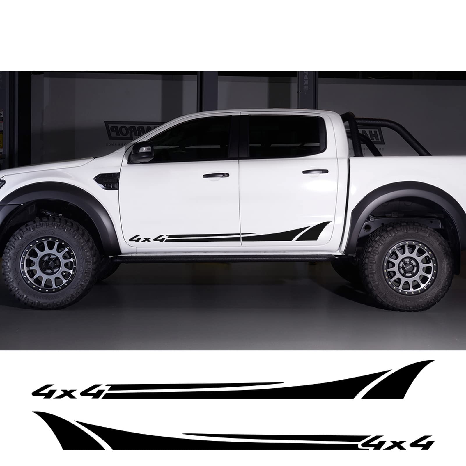 Buy Car Side Skirt Stickers stripe decal Decals, For Ford Ranger Raptor