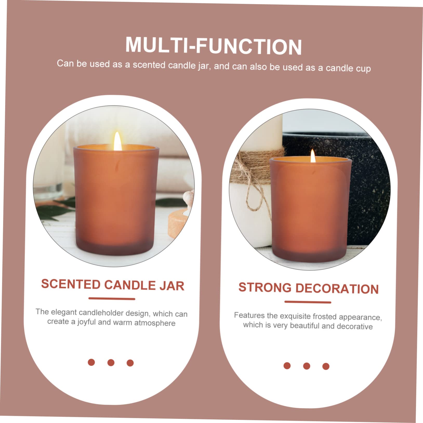 3 Sätze Teiliges Duftkerzenhalter aus Romantische Tischdeko für Candle Light Dinner Hochzeiten und Feste Kerzenständer mit Holzdeckel