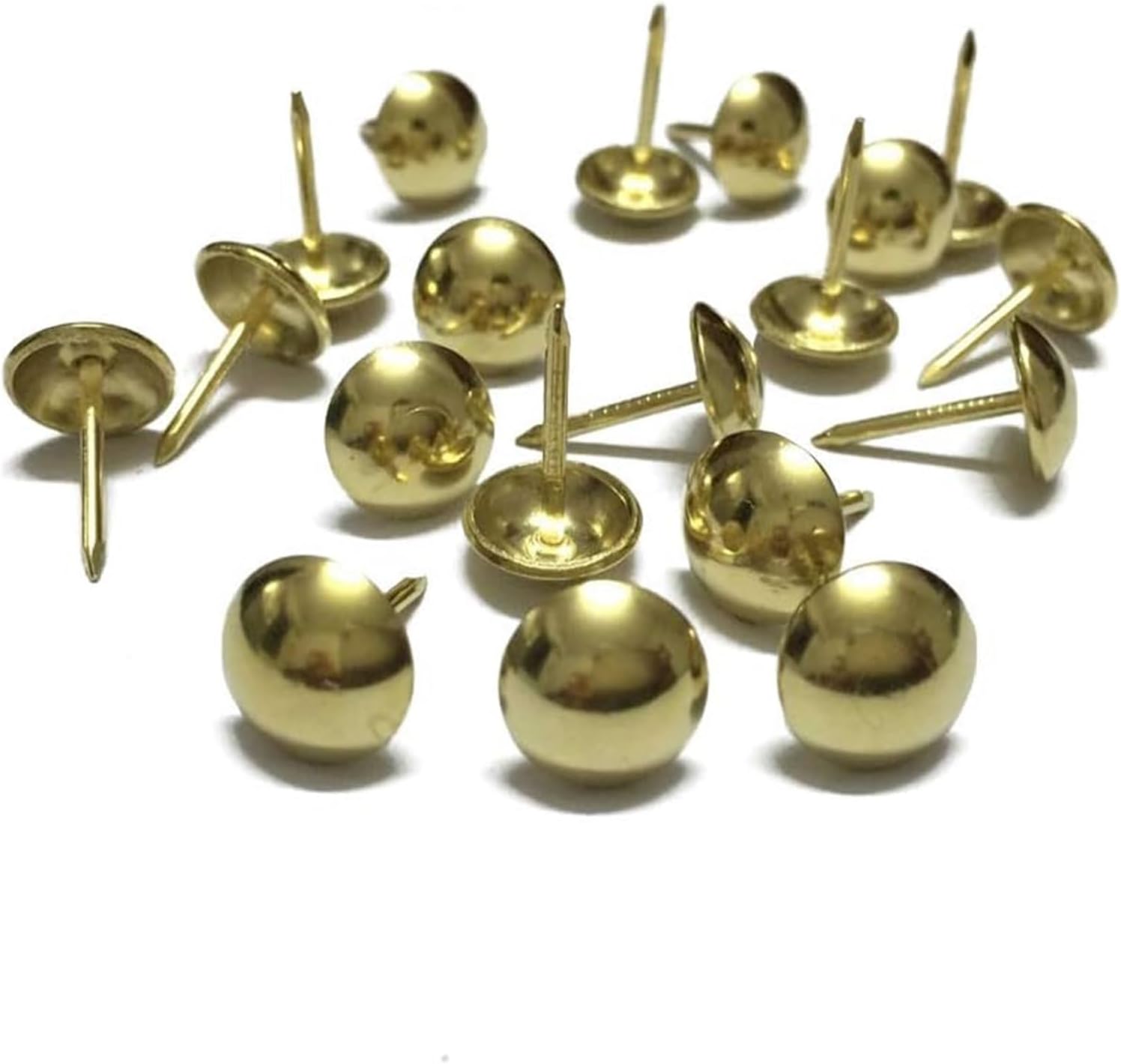 Decorative Furniture Nails Upholstery Tacks10-200 Pieces Upholstery Tacks - Furniture Nails Pins Pins Thumb Tacks, 30 x 30mm/Gold/20PCS