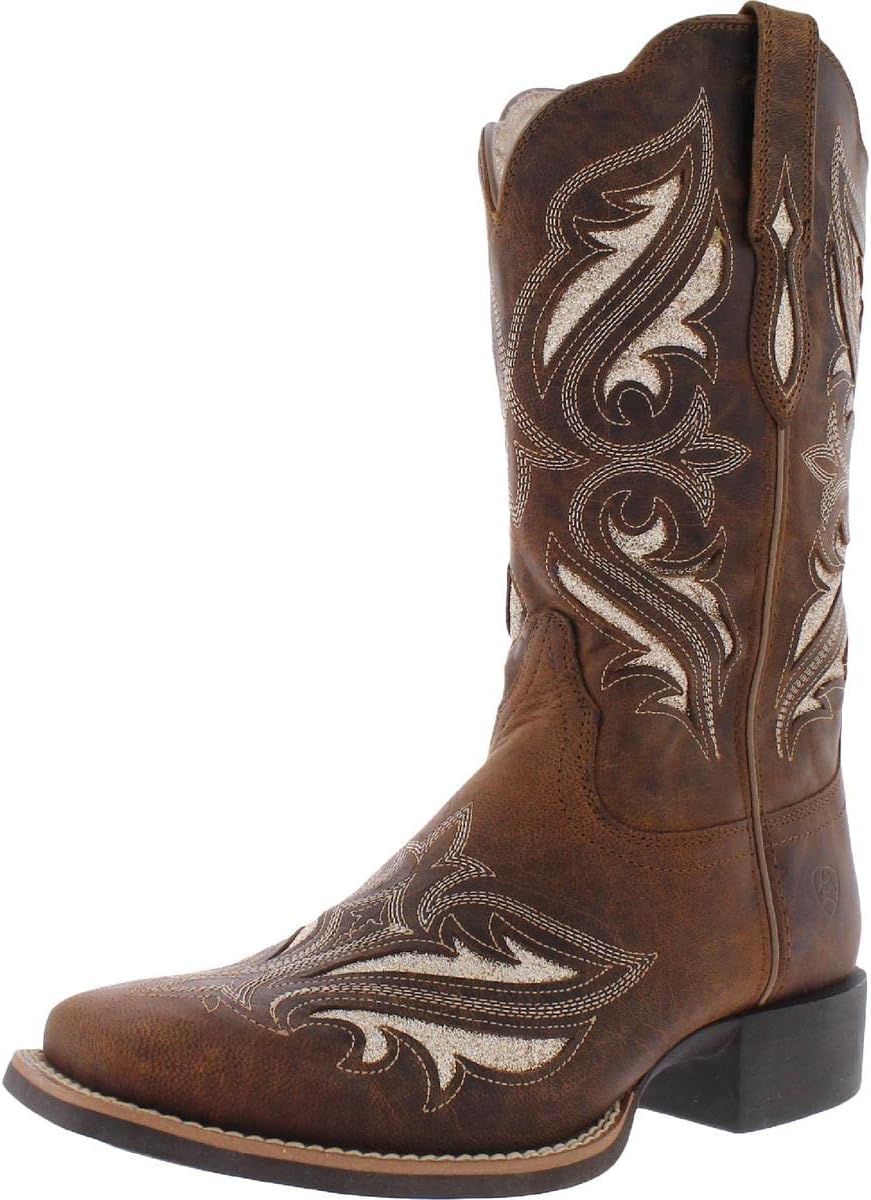 ARIAT womens Round Up Bliss Western Boot