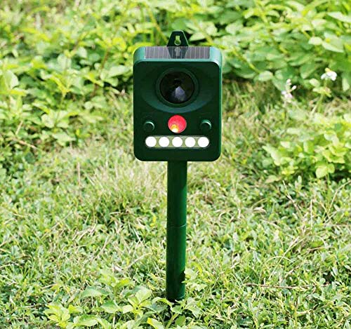 Muhoop 1 Ultrasonic Animal Solar Outdoor Non-Waterproof Control Dog Live, Green
